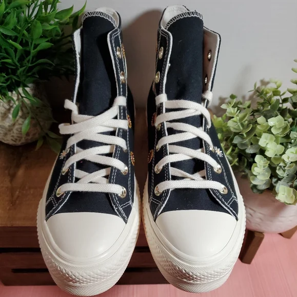Converse CTAS Lift Hi Platform Festival Florals women's sz / A06115C - Picture 5 of 8